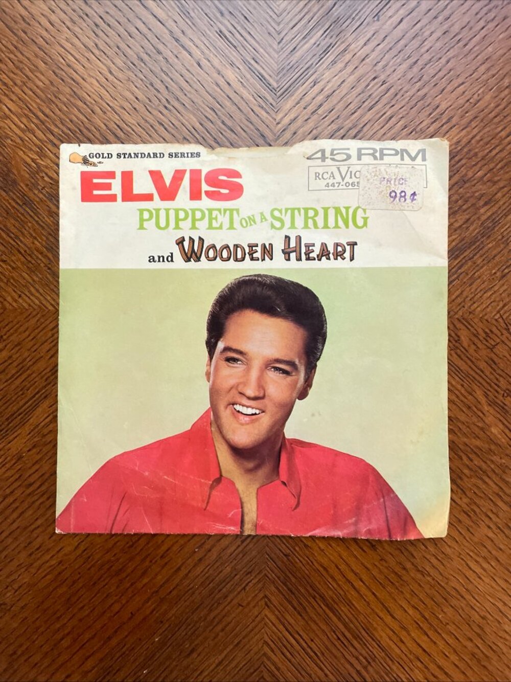 Elvis Presley - Puppet on a String / Wooden Heart 45 RPM 447-0650 CLEANED